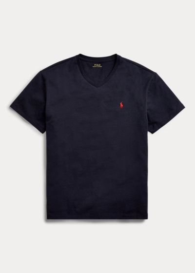 Men's Polo Ralph Lauren Classic Fit V-Neck T Shirts | 201359SZU